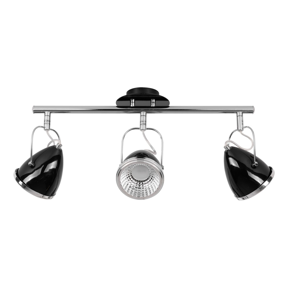 Lampa Sufitowa BRITOP Lighting 3xGU10 LED 6W Czarny i Chrom, Minimalistyczny Design od Polskiego Producenta, 1 szt.