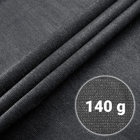 Siatka cieniująca Plonos 1,2x50m maskująca mata na płot ogrodzenie osłona szara 90% + UV
