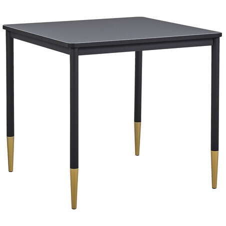 Stół do jadalni SHALFORD Czarny 80 cm 80 cm