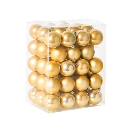Zestaw 60 bombek FEGEN Złoty