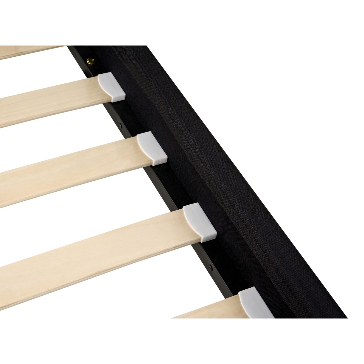 Łóżko FITOU 120 x 200 cm Czarny