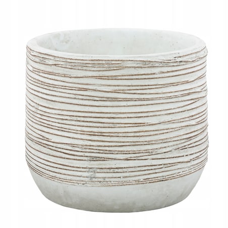 DONICA SKROCK betonowa biała śr. 14cm
