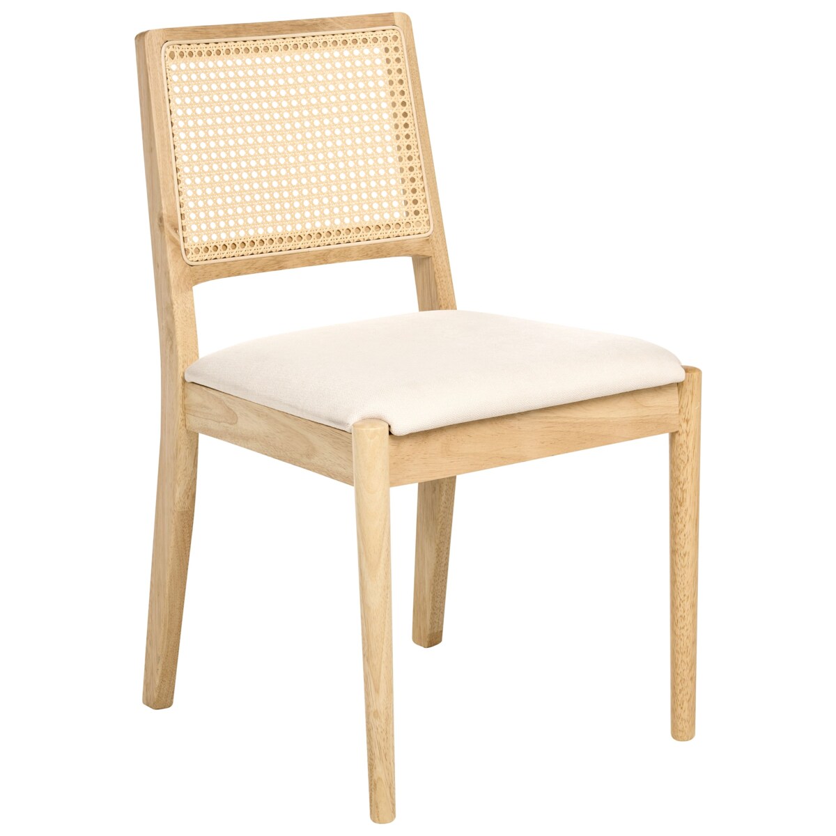 Zestaw 2 krzeseł do jadalni TAMARAC Drewno Jasnobrązowy