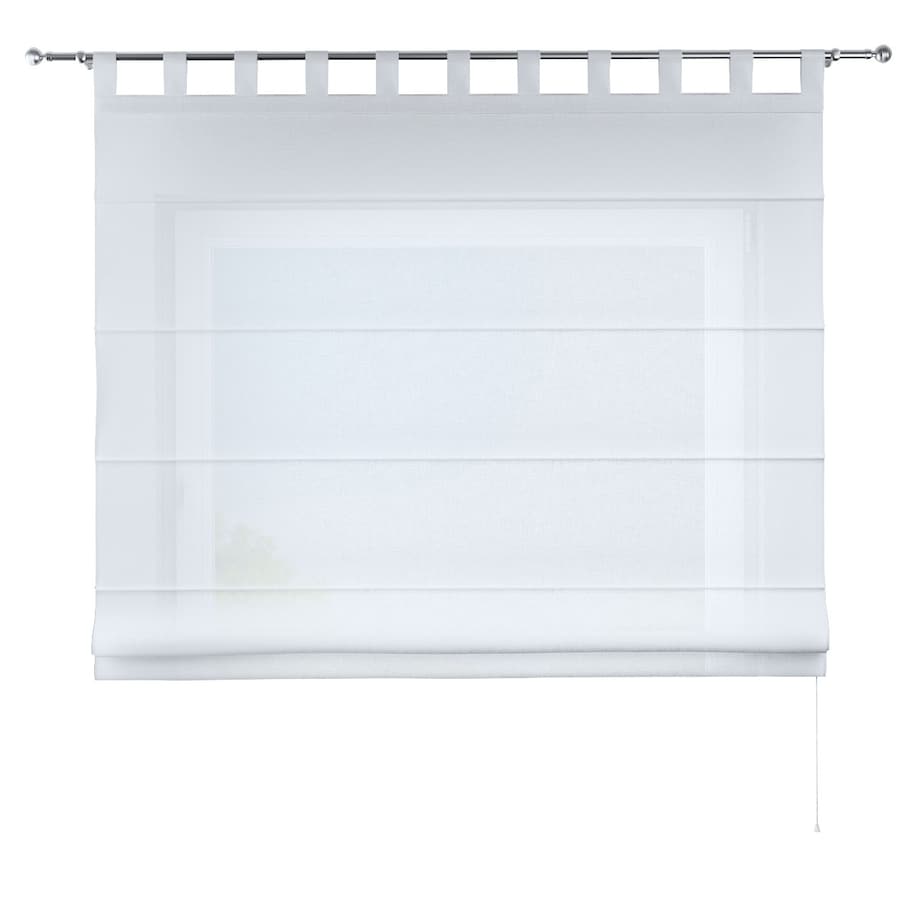 Roleta rzymska Verona 130x170 prześwitująca biała