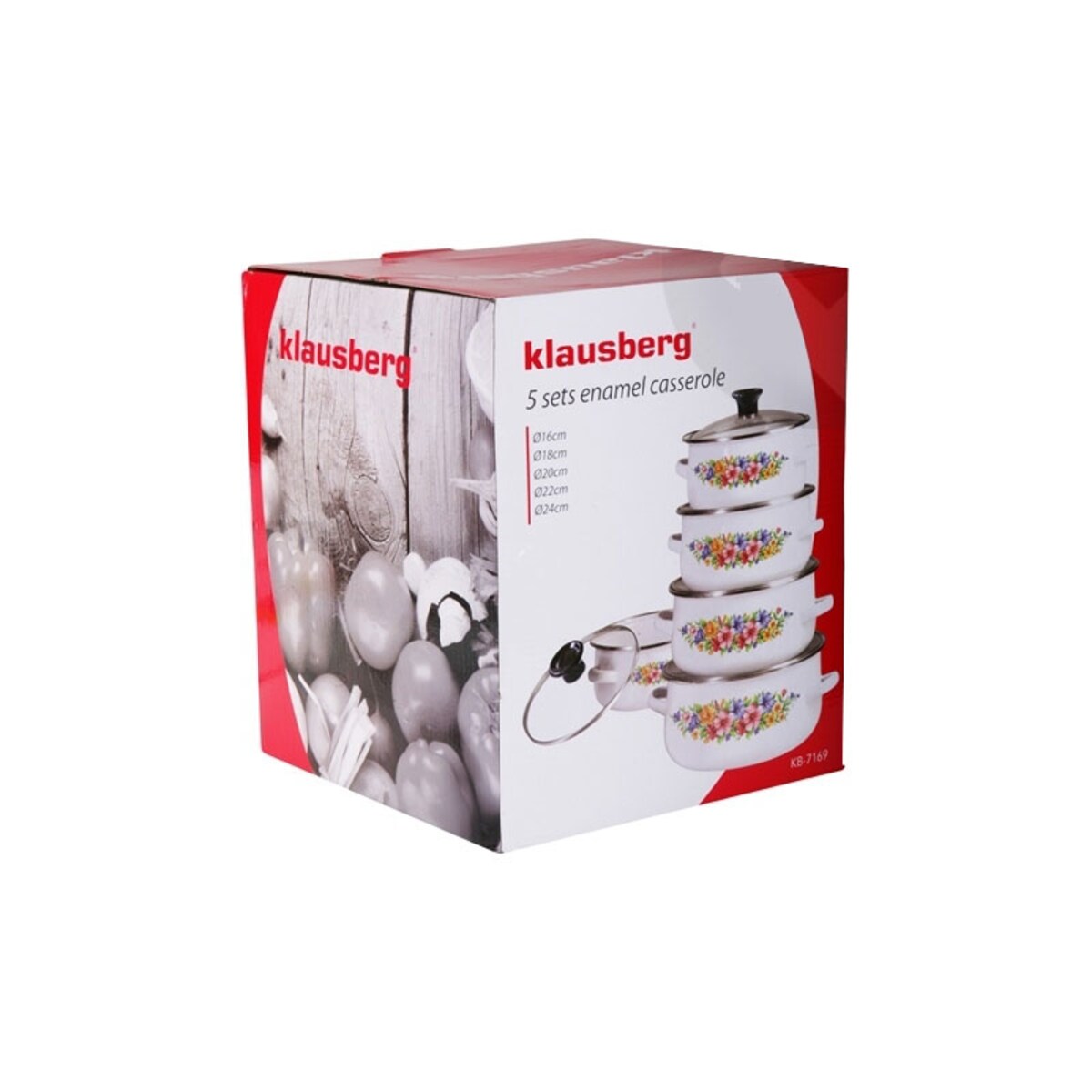 Zestaw garnków emaliowanych 10 elementów KLAUSBERG