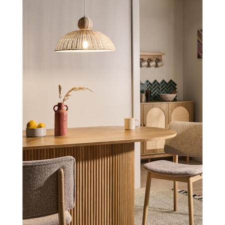 Lampa wisząca SUERTE Rattan Naturalny