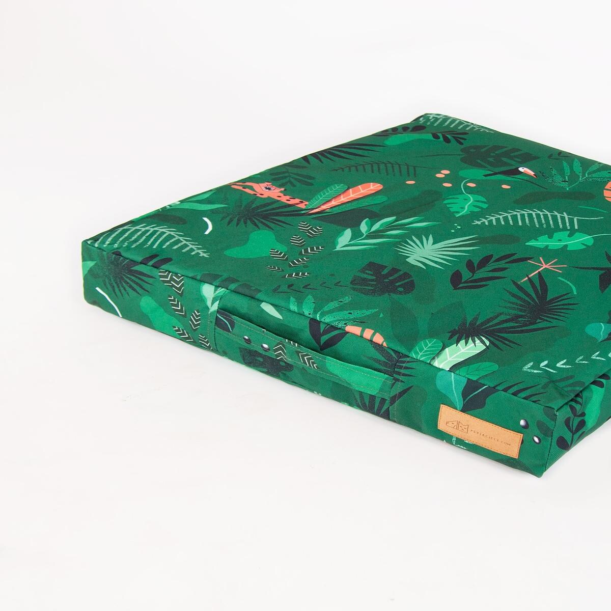 Legowisko ortopedyczne materac "Welcome to the jungle" - Rozmiar: XL