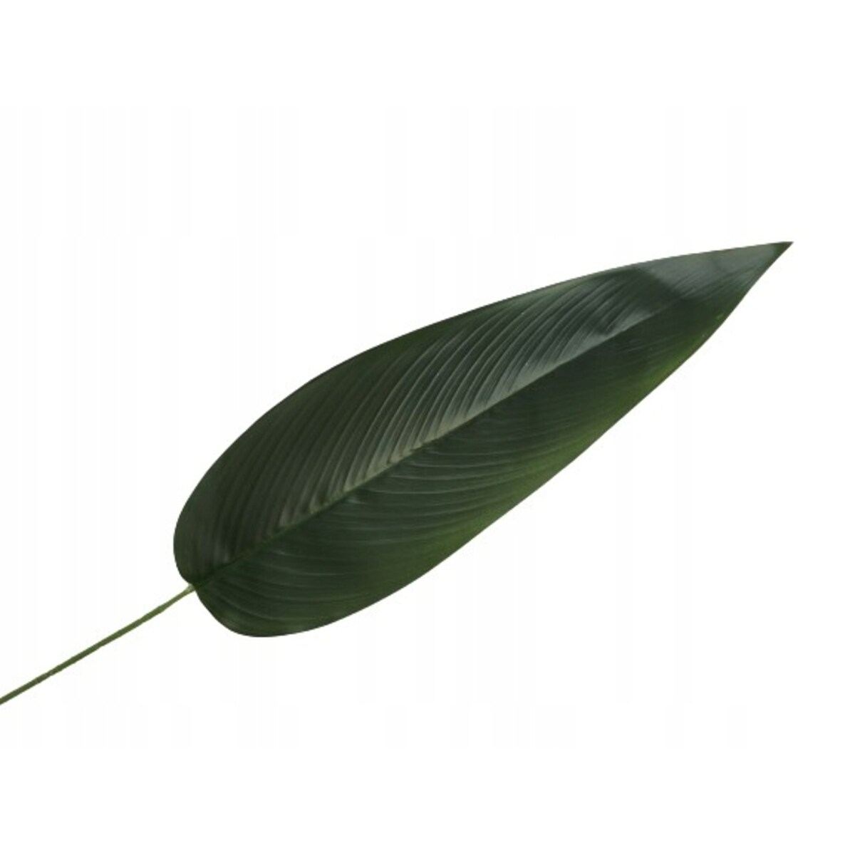 DŁUGI SZTUCZNY LIŚĆ ZIELONY na kompozycje bukiet stroik GUMOWANY jak żywy