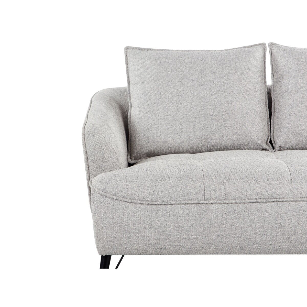 Sofa 2-osobowa szara HOBRO