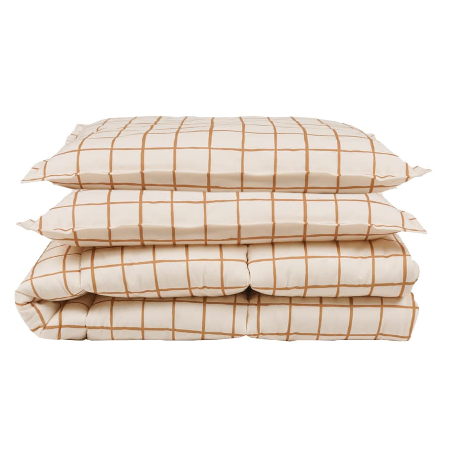 Pościel z wypełnieniem Camel Check 200cm x 220cm