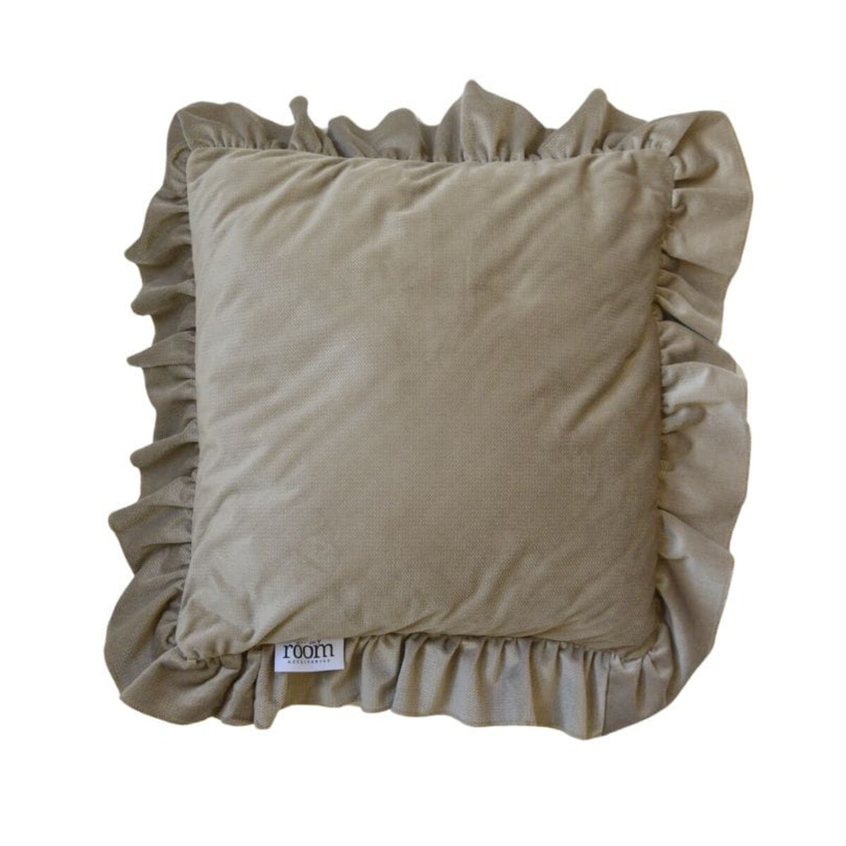 Poszewka Pościel Na Poduszkę Jasiek Z Falbanką 40X40 Boho Beż