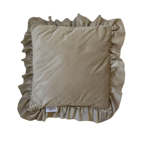 Poszewka Pościel Na Poduszkę Jasiek Z Falbanką 40X40 Boho Beż