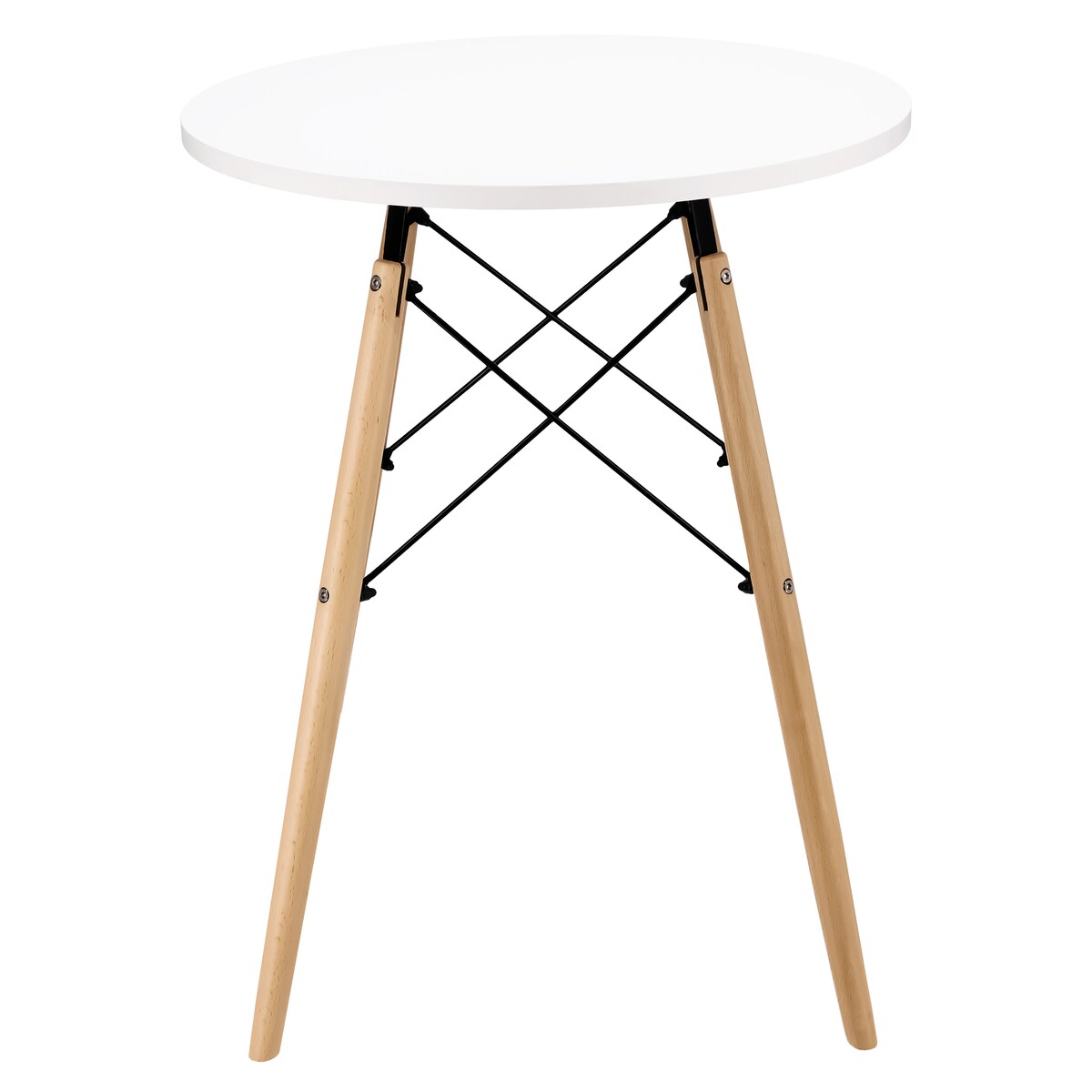 Nowoczesny Skandynawski Biały Okrągły Stół  Do Salonu Jadalni Kuchni