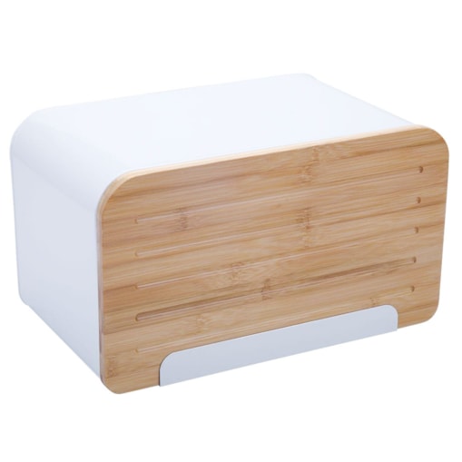 Chlebak stalowy z deską pojemnik na chleb KRISBERG Rio