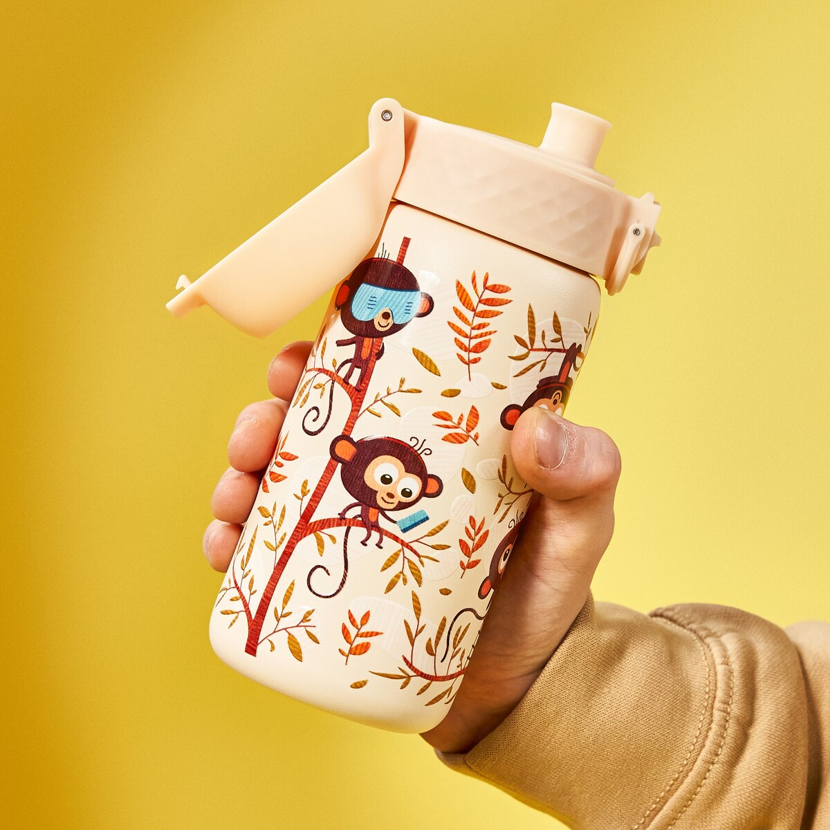 Butelka ION8 Single Wall I8SS400PYMONK Monkeys