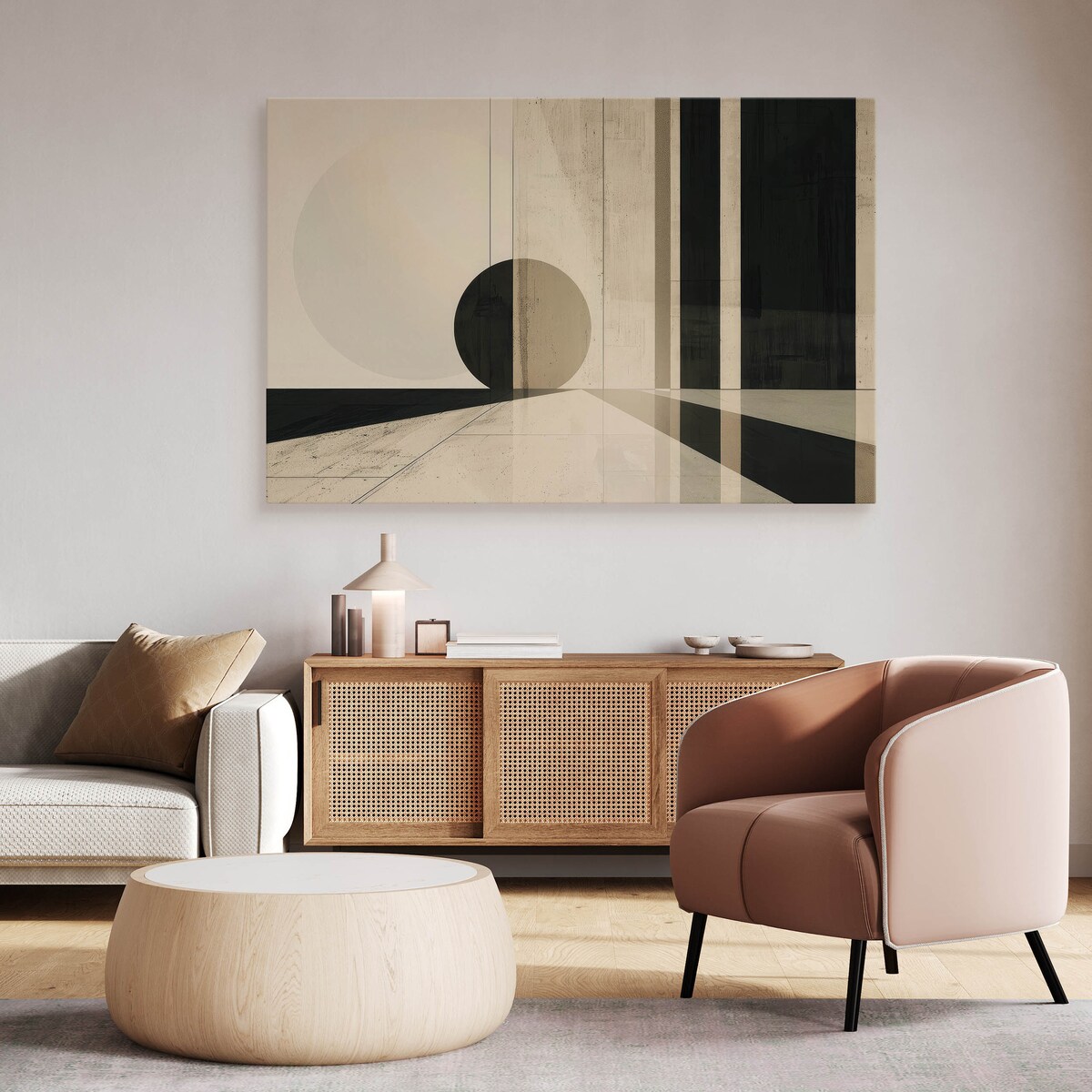 Obraz Canvas Do Salonu Sypialni Abstrakcja Kształty Geometria 70x50cm