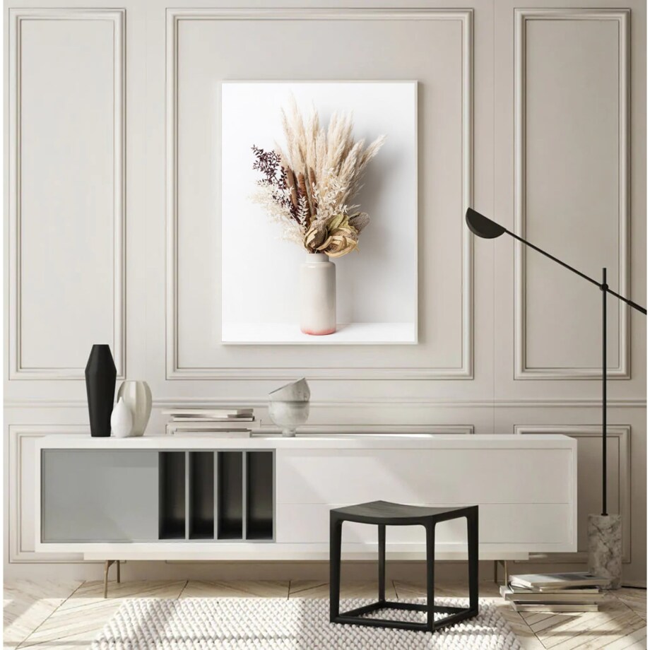 Poster Story, Plakat, Obraz - Suszony Bukiet w Wazonie, wymiary 70 x 100 cm