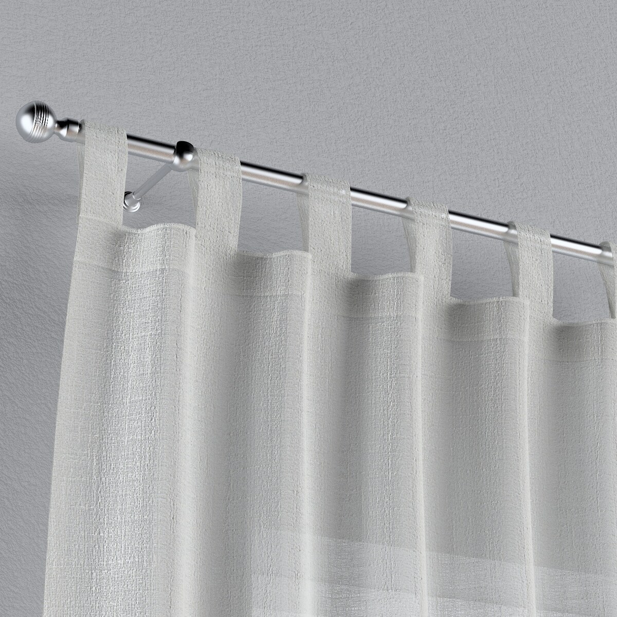 Zasłona na szelkach 1 szt. 130x260 ecru