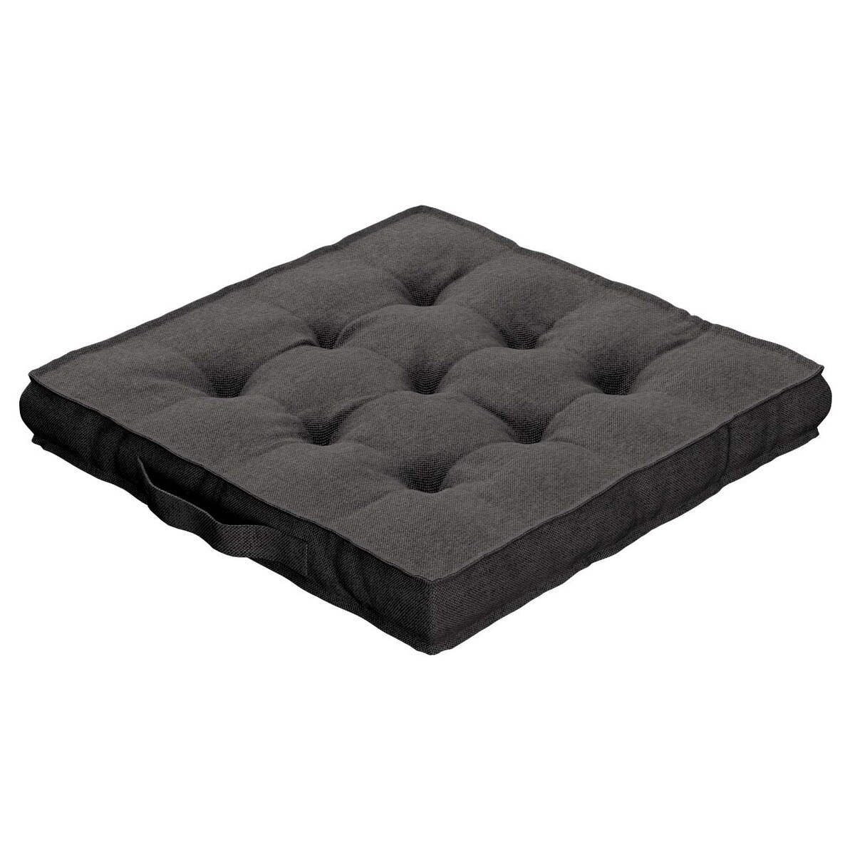 Poduszka na krzesło Kuba, grafitowy, 40 x 40 x 6 cm, Etna