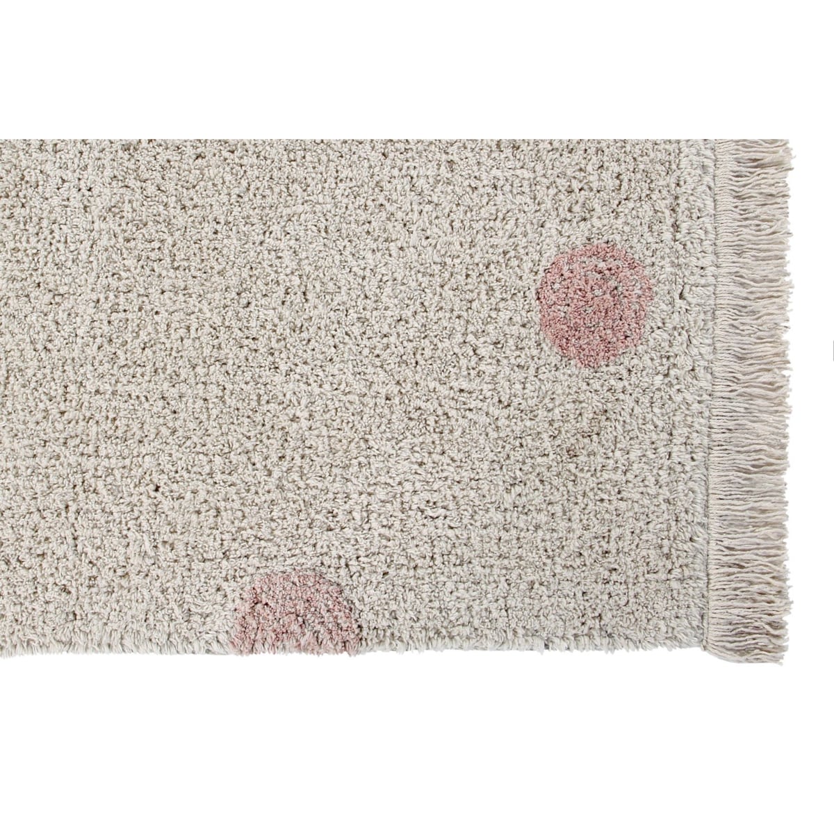 Dywan Bawełniany Hippy Dots Natural Vintage Nude 120x160 cm Lorena Canals