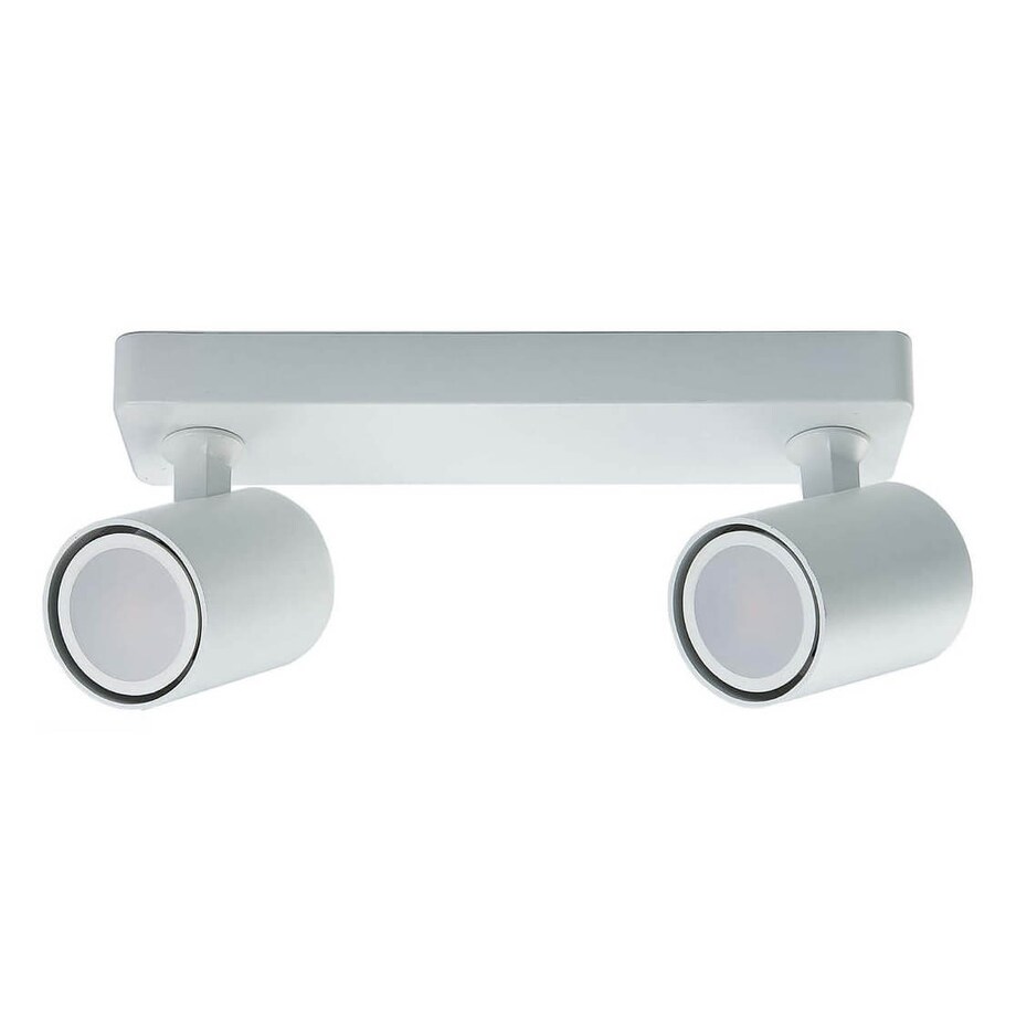 Sufitowa LAMPA regulowana SNOW LP-731/2W WH Light Prestige metalowa OPRAWA plafon reflektorki tuby natynkowe białe