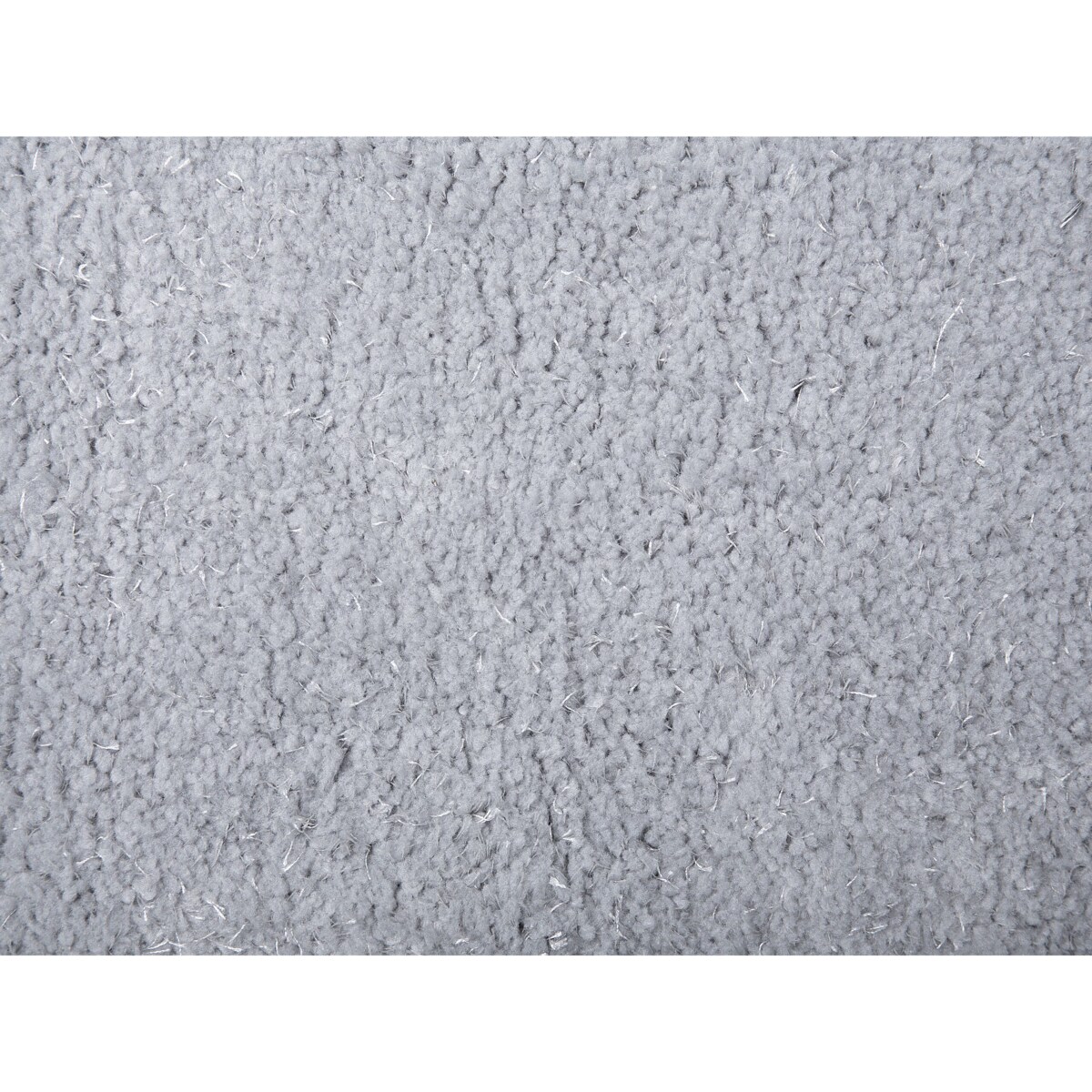 Dywan shaggy okrągły ⌀ 140 cm jasnoszary DEMRE