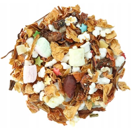 Liściasta sypana herbata owocowa WIŚNIA Z BAJKI 120g jabłka płatki róż