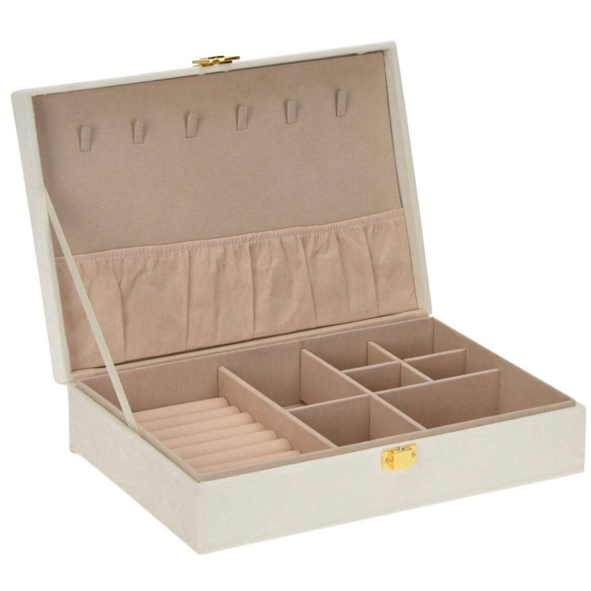 Szkatułka na biżuterię CLASSIC, welurowe wnętrze