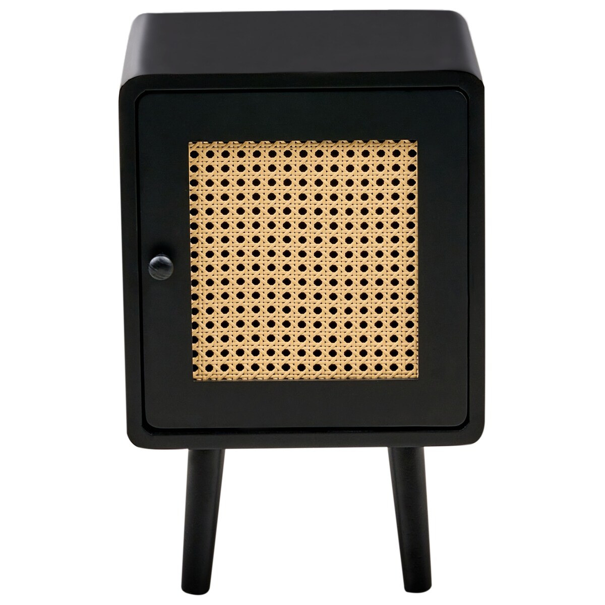 Szafka nocna LEFROY Drewno Czarny