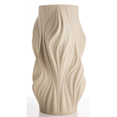 Wazon porcelanowy 35,5x17,5x17,5 cm TWISSTIE beżowy