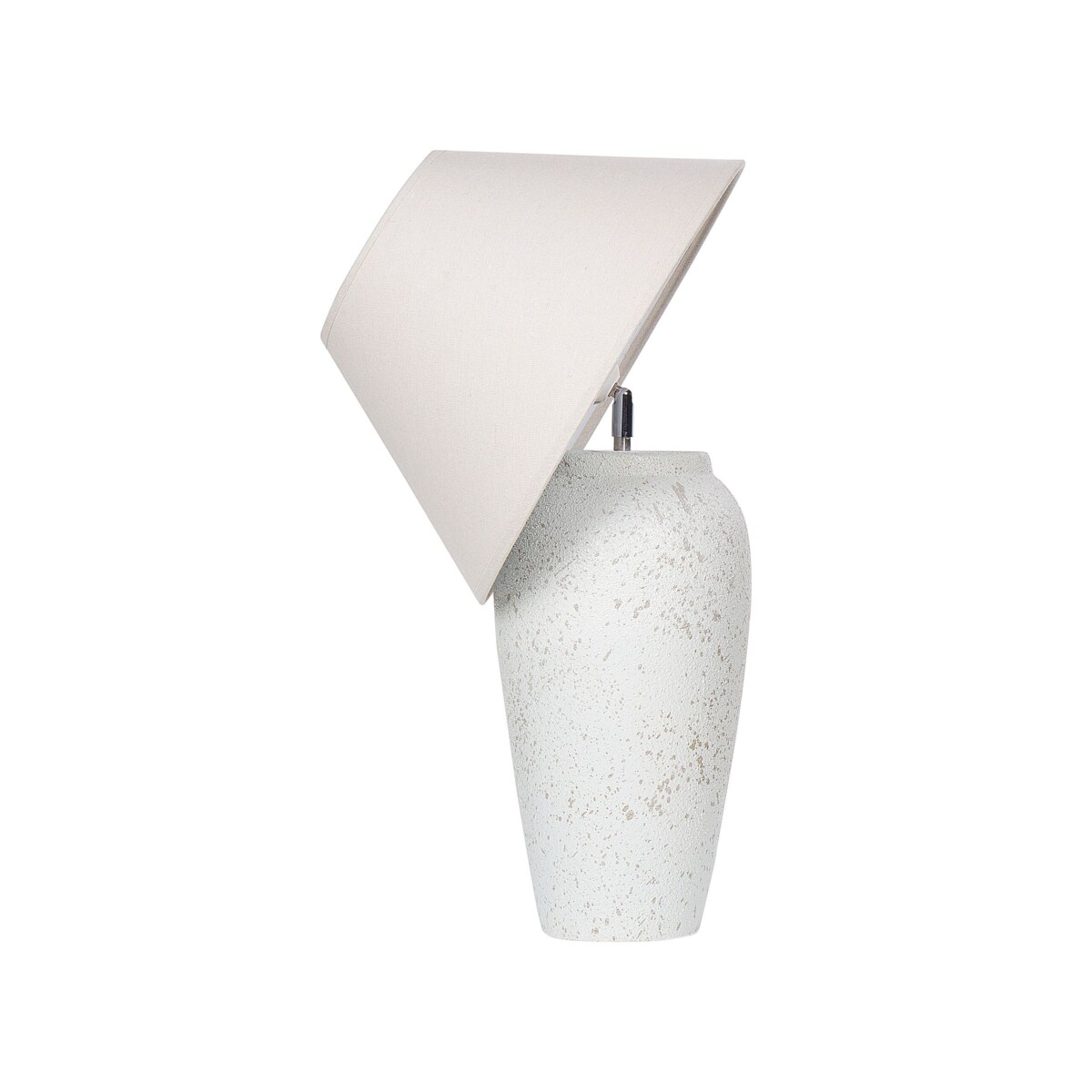 Lampa stołowa ceramiczna biała AMBLO