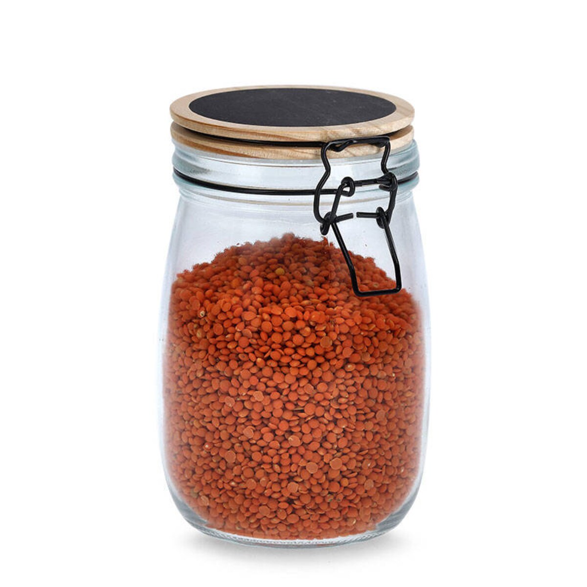 Szklany słoik z hermetycznym zamknięciem