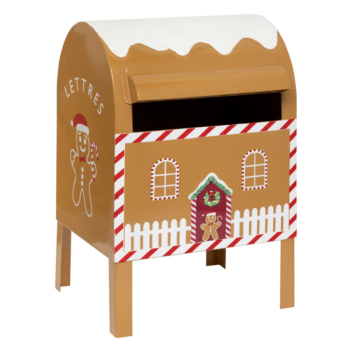Metalowa skrzynka na listy do Mikołaja, 34 cm
