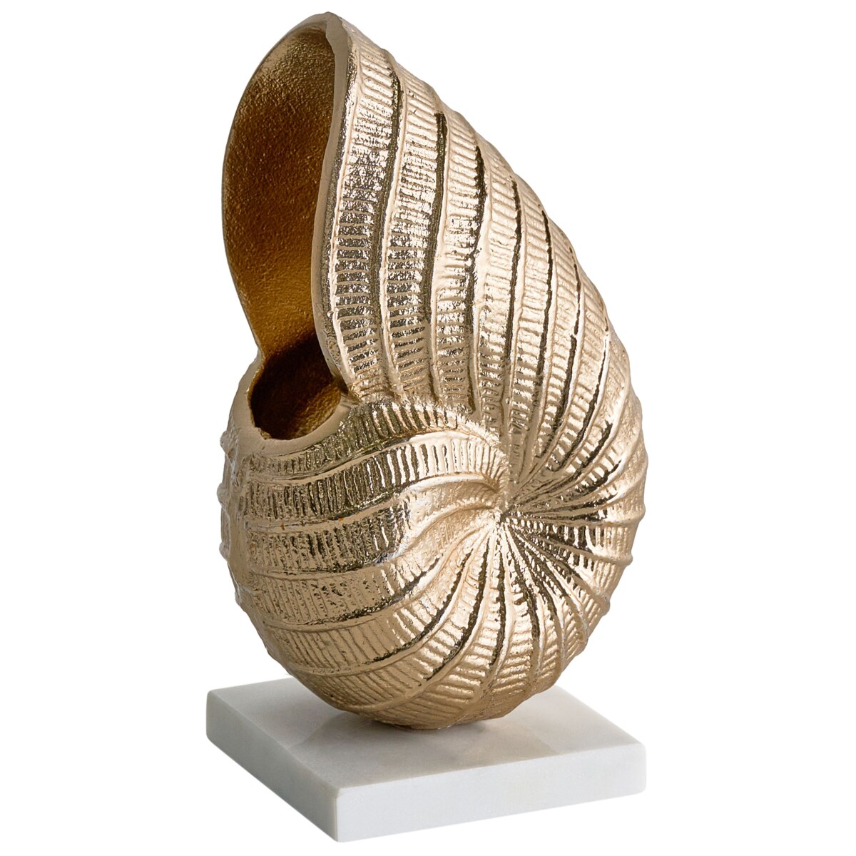 Figurka dekoracyjna Muszla TULJE Metal Złoty