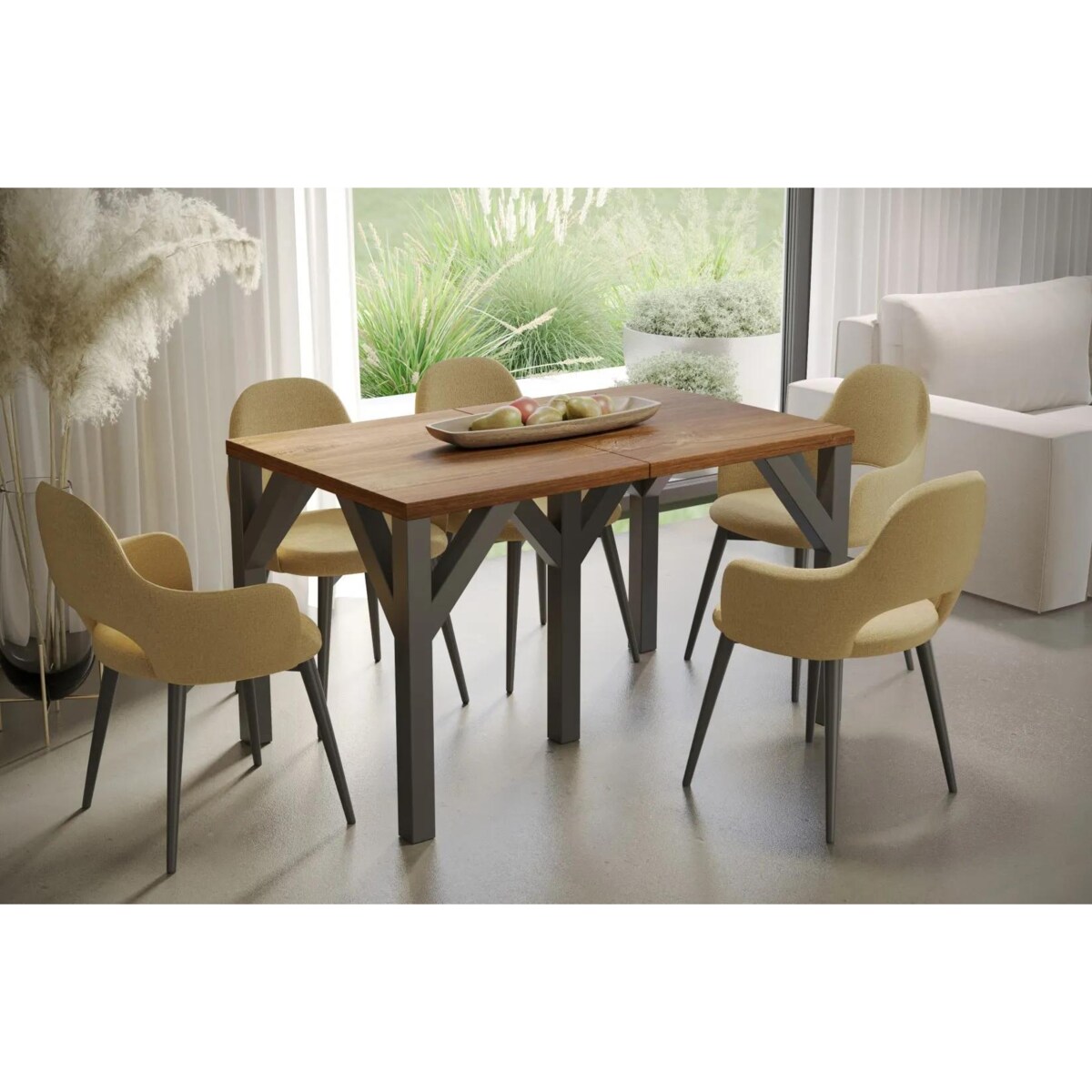 Stół rozkładany DUNAJ 130(240)x90 dąb stirling