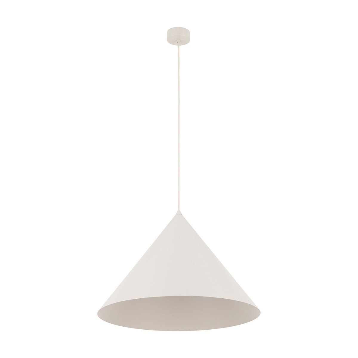 Lampa wisząca TK Lighting CONO XL kaszmir 50 cm E27 regulowana wysokość do 170 cm nowoczesna do salonu i jadalni
