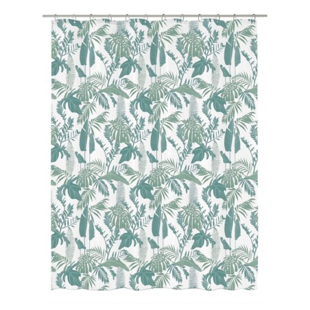 Kleine Wolke Philo Ekologiczna Zasłona prysznicowa zielona 180x200 cm PEVA bezzapachowa