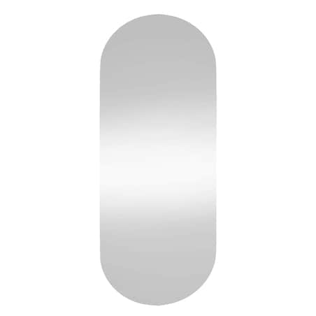 vidaXL Lustro ścienne, 30x70 cm, szklane, owalne