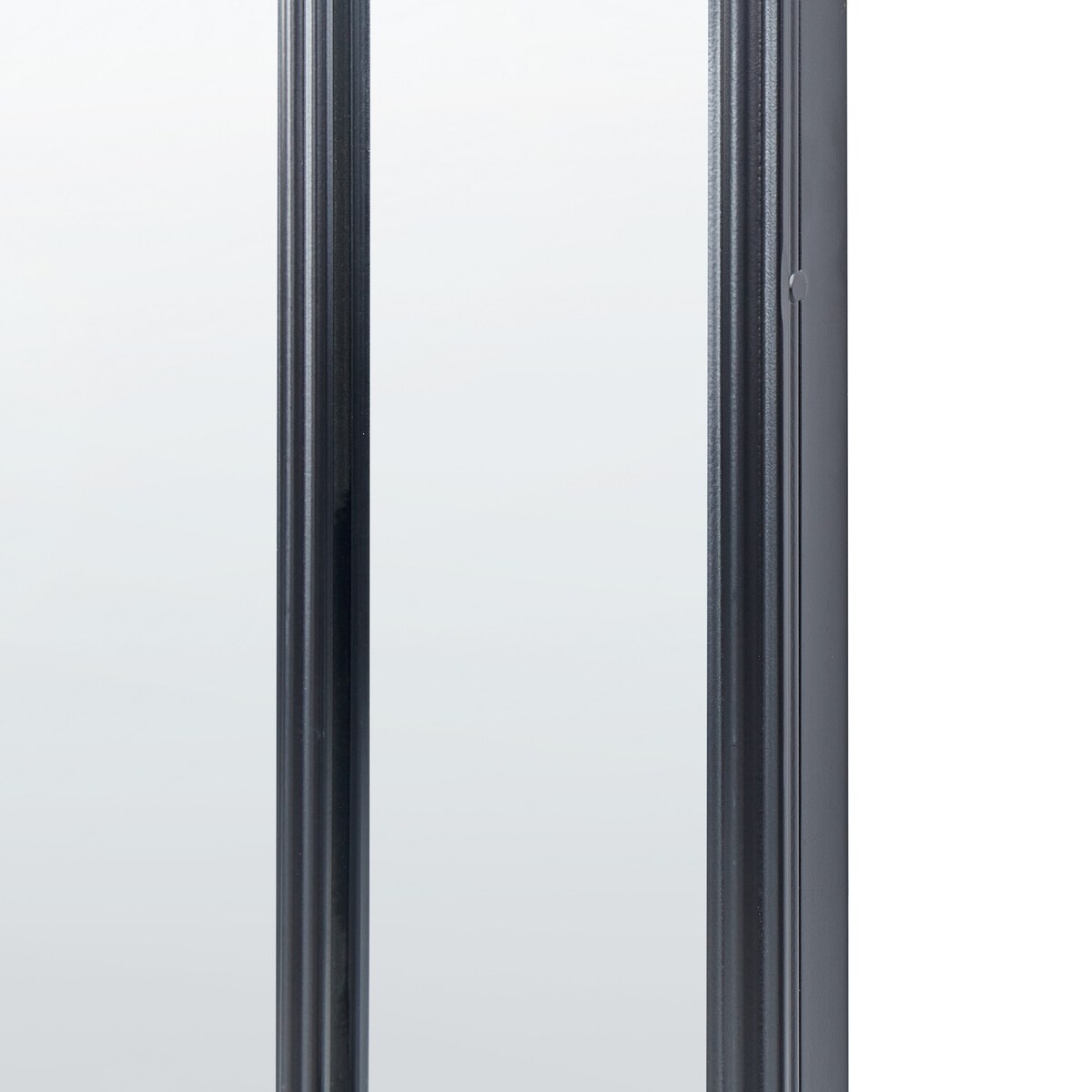 Lustro ścienne CROSSES 60 cm 170 cm Metal Czarny