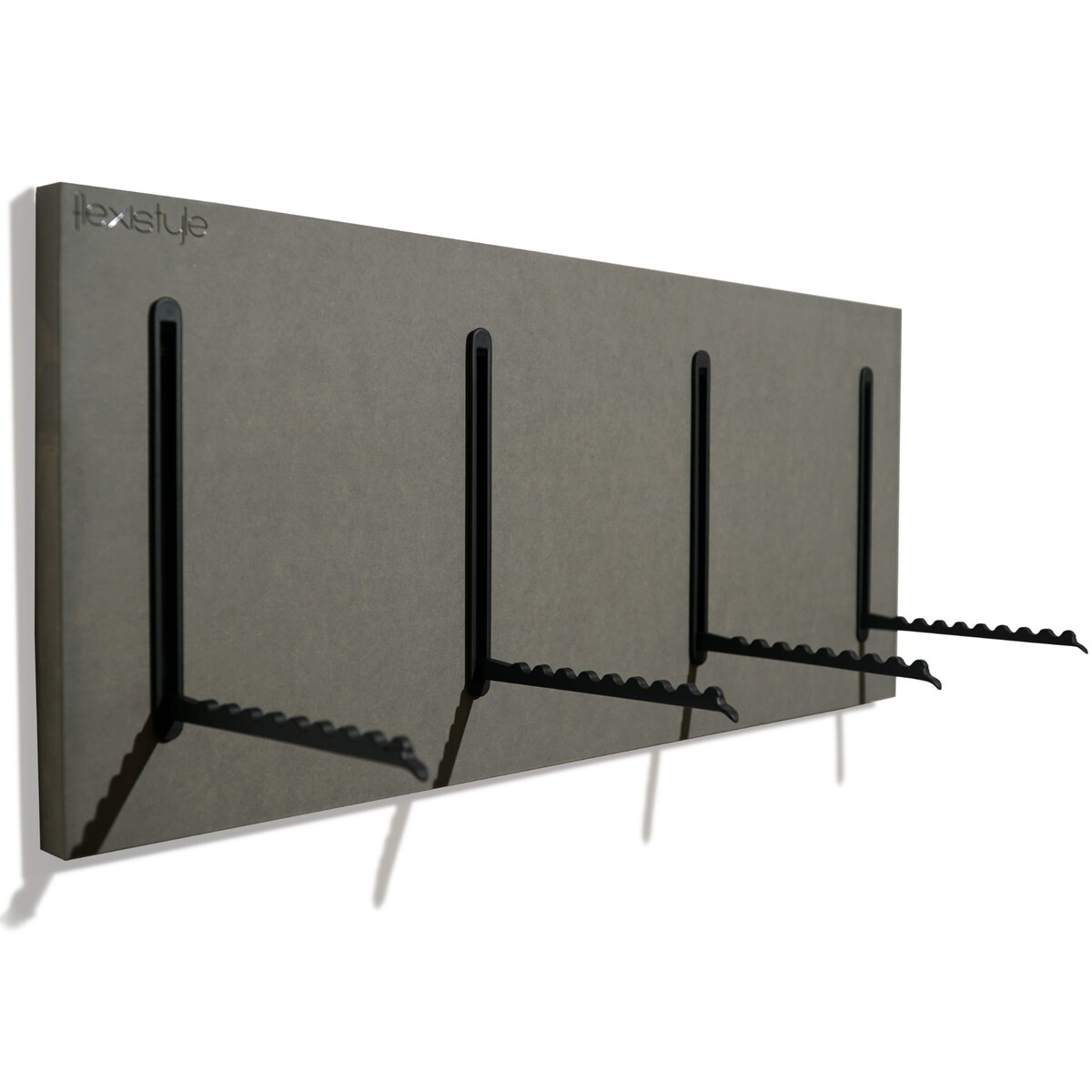 Wieszak na Ubrania szary 25x60cm na kurtki