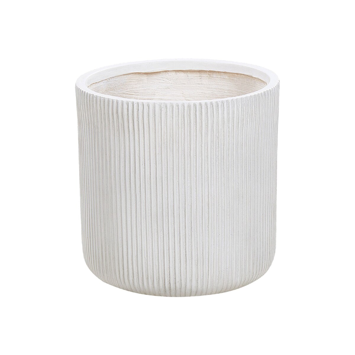 Doniczka okrągła ⌀ 37 cm złamana biel OREOI