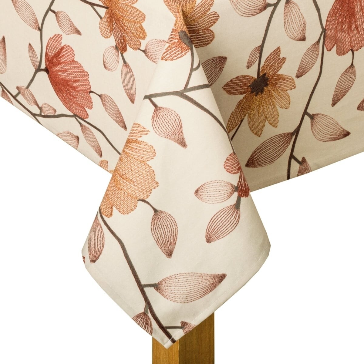 Obrus Velvet - Jesień - 120x180 cm - brązowy