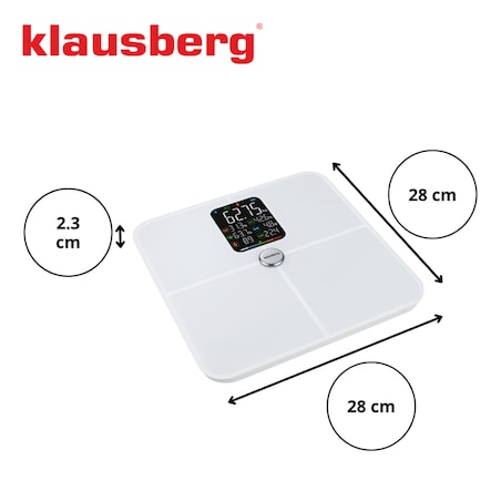 Klausberg analityczna waga łazienkowa smart KB7941