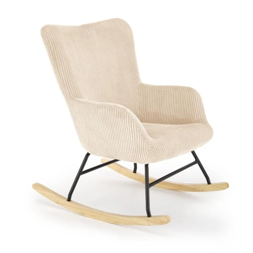 Fotel bujany BELMIRO kremowy