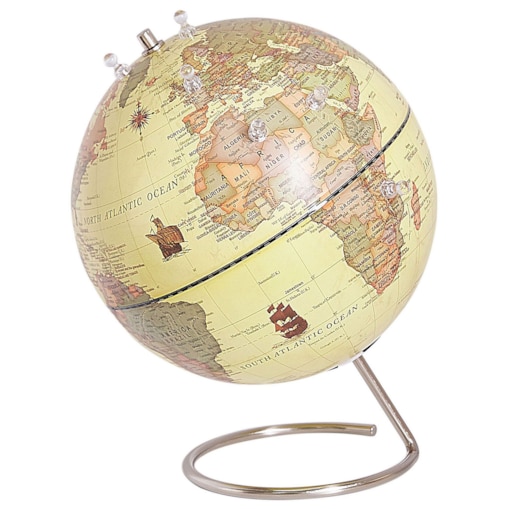 Globus z magnesami 29 cm żółty CARTIER