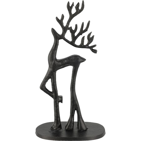 Figurka świąteczna renifer, metal, 20 cm