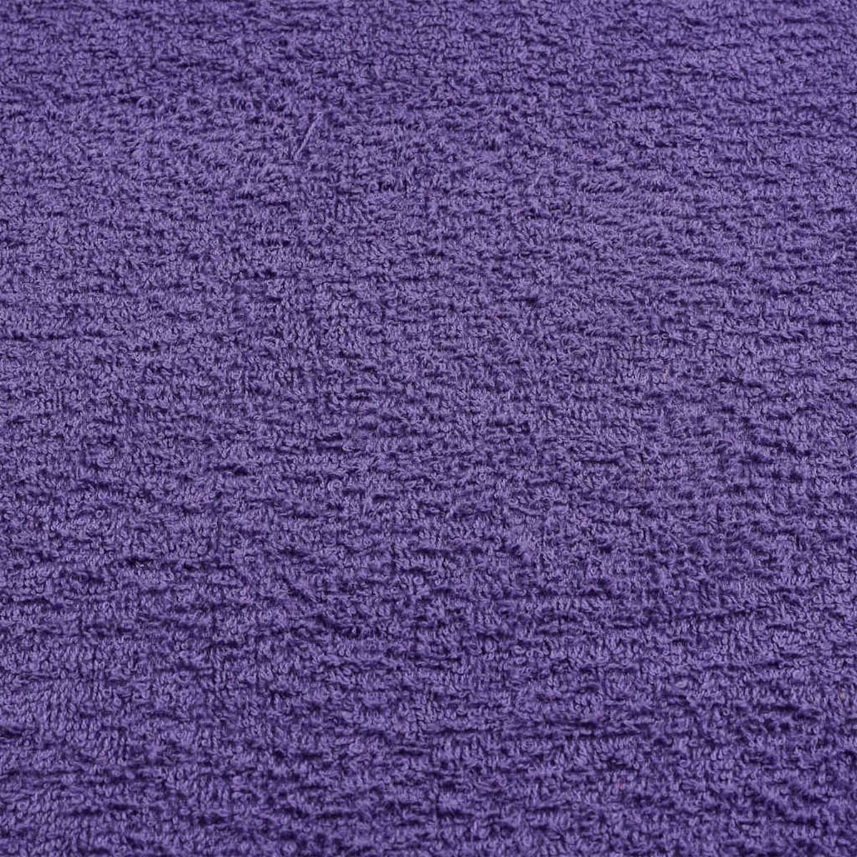 vidaXL Ręczniki mydlane 2 szt. Fioletowe 30x30 cm 360 gsm 100% bawełna