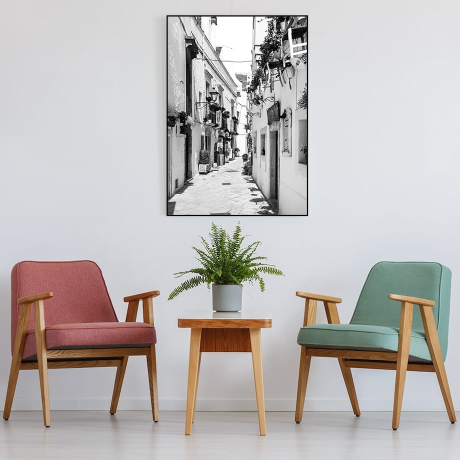 plakat uliczka locorotondo apulia włochy 30x40 cm