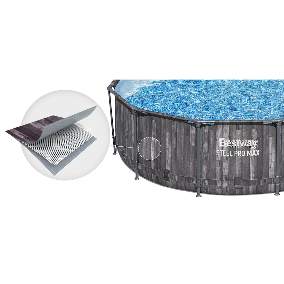 Basen stelażowy ogrodowy 366x100cm Bestway 10w1