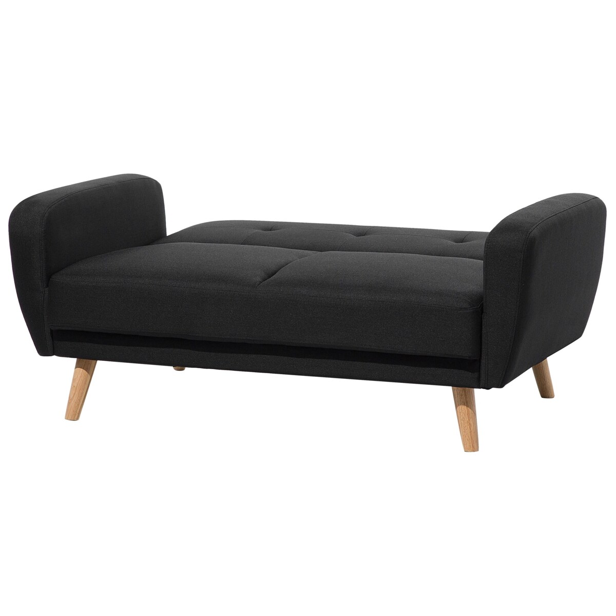 Sofa rozkładana 2-osobowa czarna FLORLI
